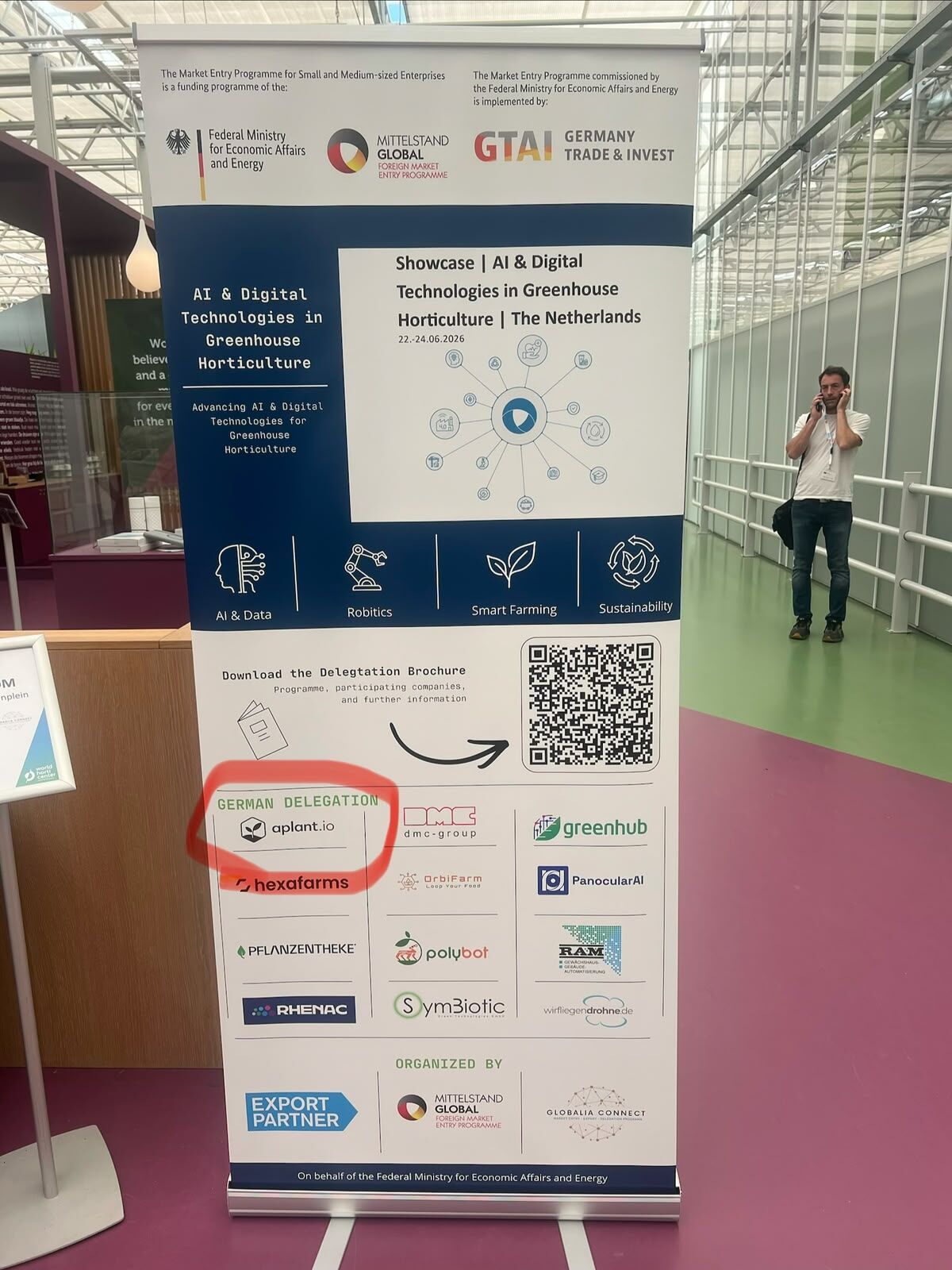 aplant.io in der deutschen Delegation der Leistungsschau